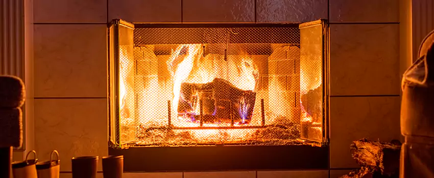 Mendota Hearth Landscape Fireplace Installation in El Dorado, Arkansas