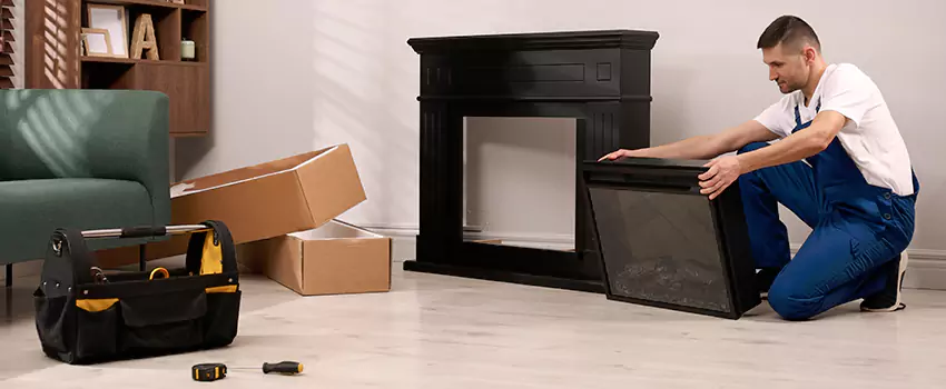 Old Rusted Metal Fireplace Repair And Replacement in El Dorado, AR